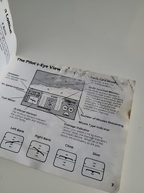 Top Gun NES Manual Instruction Booklet - Authentic / Original