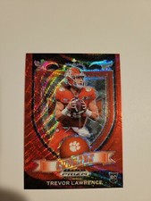 2021 PANINI PRIZM DRAFT PICKS TREVOR LAWRENCE RC CRUSADE RUBY WAVE PRIZM #161