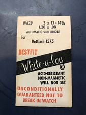 BESTFIT Mainspring WA29 for Bettlach Automatic caliber 1575, 1575N - Alloy