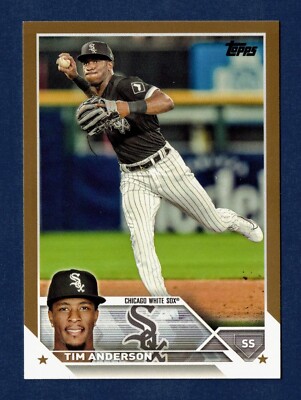 2023 Topps ''Gold'' Tim Anderson #282 Chicago White Sox MINT /2023