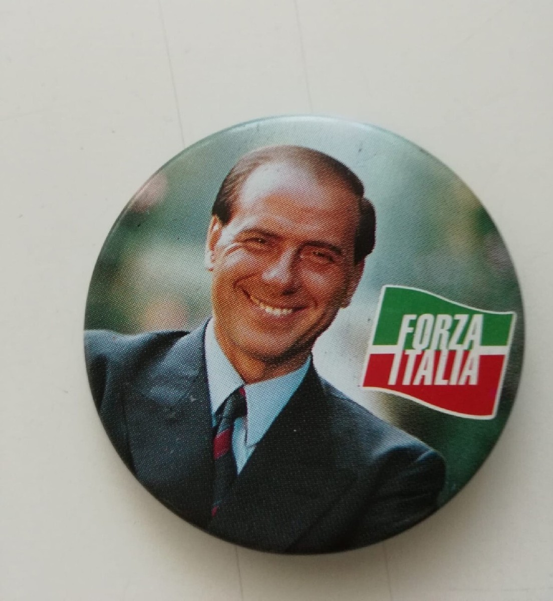 Spilla SILVIO BERLUSCONI FORZA Italia Anni 90