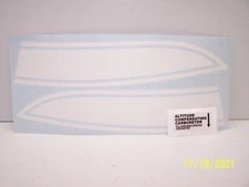 Honda US 90 White Gas Tank 2 Piece Decal Set