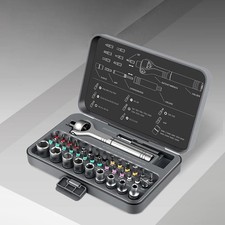 Ratschenschraubendreher Set 40-teilig Magnetbits Multifunktion Reparatur