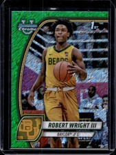 Robert Wright III 2024-25 Bowman University Chrome #15 Green Shimmer