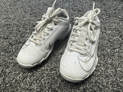 Nike Vapor Edge Shark Football Cleats Little Kid 12C White