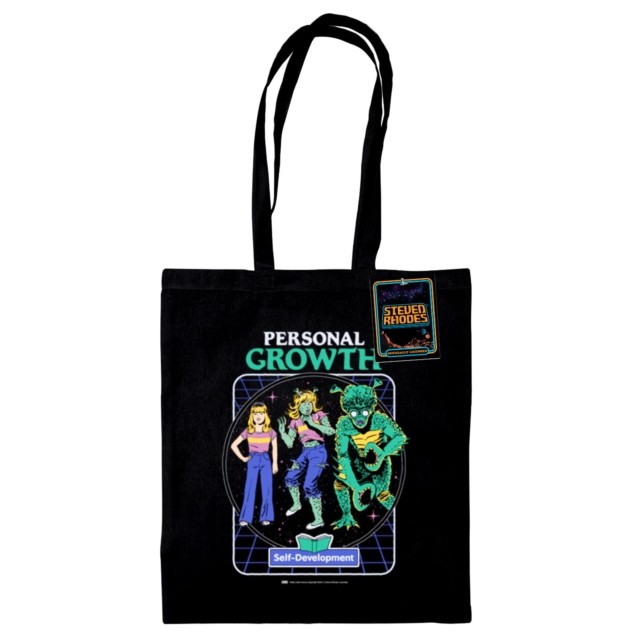 Steven Rhodes (Personal Growth) Black Tote Bag by PYRAMID INTERNATIONAL