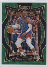 2024-25 Panini Select Concourse Green Wave Prizm /50 Russell Westbrook #18 1p76