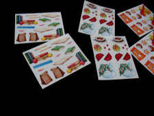 Creative Memories Lot Stickers, 4block,-8studio School, Buffet, Baskets/Coconuts