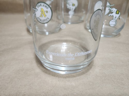 Set 4 Bicchieri OAKLAND Athletics A's "Sperimenta la differenza" Shell Rocks - Foto 3 di 4