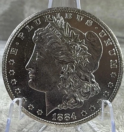 1884 CC MORGAN DOLLAR SUPERB+ GEM BU PROOF LIKE NEAR FLAWLESS #2615 $1000-2000+