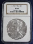 1988 American Silver Eagle $1 NGC MS69