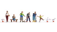 Noch H0 Figuren Landwirte, Figuren-Set, 1:160 Spur N, Handkoloriert FüR