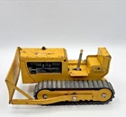 Vintage Tonka No. 300 Bulldozer 1960s Pressed Steel Yellow Dozer 8.5"
