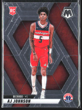 2025 Panini Mosaic Aj Johnson #215 RC