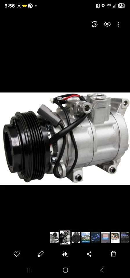 Compresor con embrague cuatro estaciones para MAZDA 2010-2013 Halla HCC-HS18N Foto 4 de 4