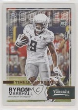 2016 Panini Classics Rookies Timeless Tributes Bronze 26/99 Byron Marshall fm0