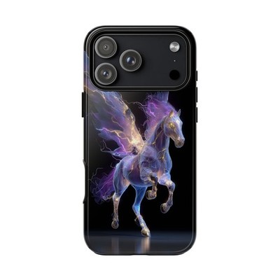 Phone Ink Case | iPhone/Galaxy/Pixel | Majestic Pegasus Purple Horse