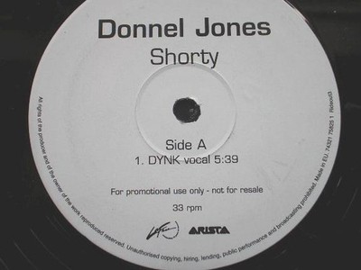Donnel Jones Dynk Vocal 12'' Arista RIDEOUT3 EX 2000s 12 inch promo