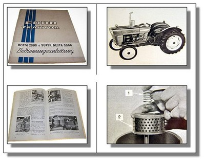 Ford Dexta 2000 Super Dexta 3000 Owners Manual 1965 Petrol and Diesel