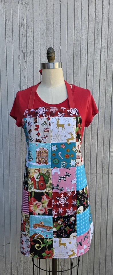 Delantal de Navidad hecho a mano Foto 2 de 4