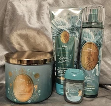 Bath & Body Disney Ariel 4pc Bundle- Candle, Body Mist, Cream, & Hand Sanitizer