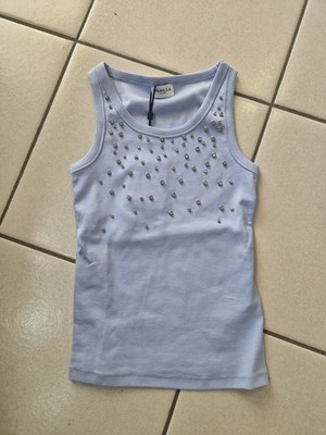 Marella Ripphemd hellblau mit Strass Größe L