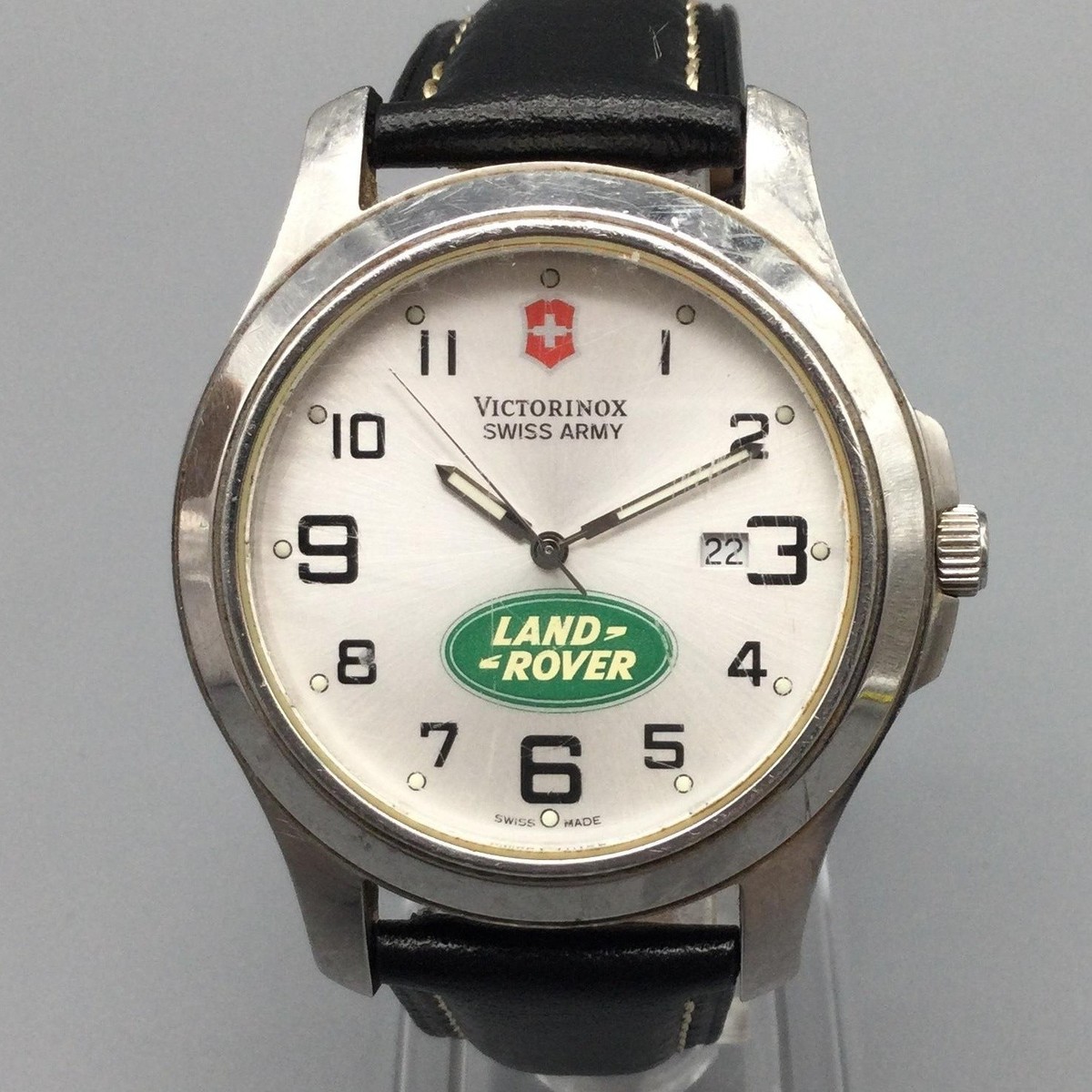 Vintage Victorinox Swiss Army Land Rover Mens Watch 39mm Date New