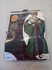 Spirit Halloween Adult Medium 8-10 Winifred Sanderson Hocus Pocus Costume Dress