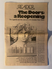 Los Angeles Reader V2 #22 Alternative free weekly US Newspaper 1980 The Doors L.