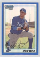2010 Bowman Chrome Prospects Blue Refractor 230/250 David Lough #BCP107 0l1
