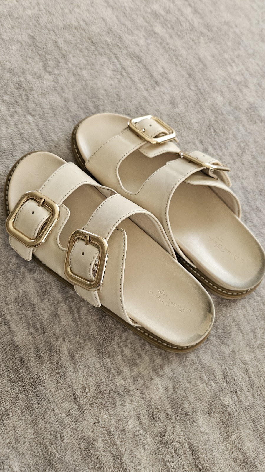 Universal Thread Bone Two Strap Buckle Slides 7.5 - image 8