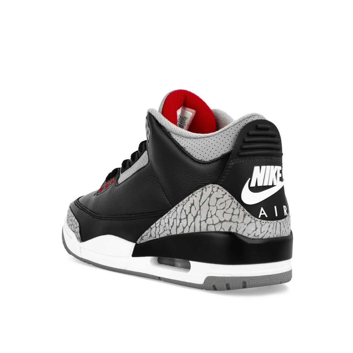 Size 14 - Air Jordan 3 Retro OG 2024 Black Cement for sale online 
