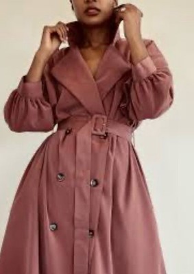 Lady by Ash Women's Belted Trench Coat Size S