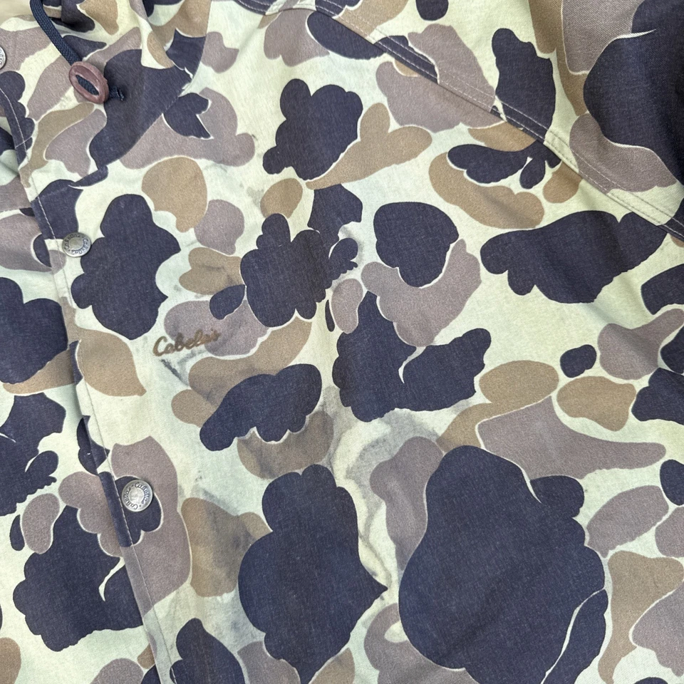 VTG Cabelas Gore-Tex Frog Skin Duck Camo Hunting Set Jacket & Pants Made in USA - Image 4 of 4