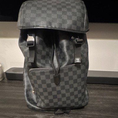 grey black louis vuitton checker backpack Michael Damier Graphite Fashion Reloved An attractive style marked by good taste. LOUIS VUITTON Michael Damier Infini