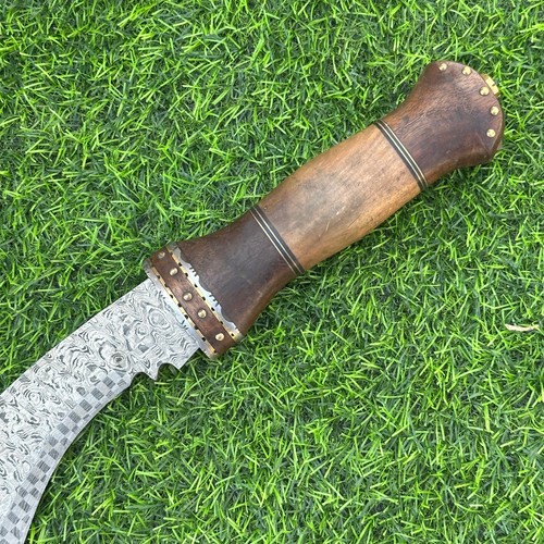 HANDMADE J2 STEEL Kukri KNIFE ,CAMPING knife, HUNTING KNIFE W/SHEATH SN-4369 - Picture 3 of 6