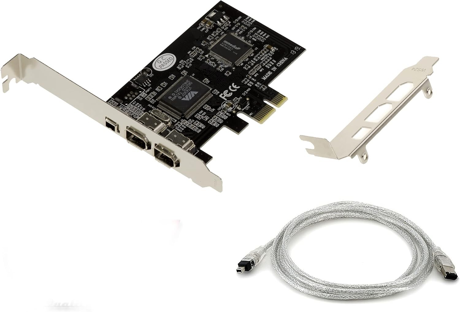 Carte PCIe FireWire 400 IEEE1394a pour numériser les cassettes vidéo DV