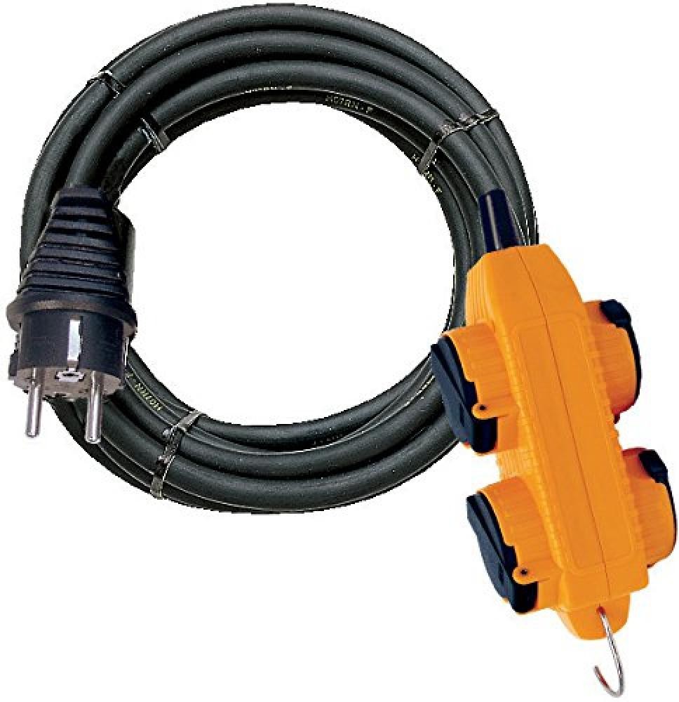 (TG. 5 m) Brennenstuhl, Brennenstuhl 1151731 prolunga valvola 4 prese Powerblock