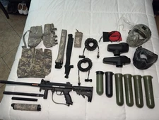 Tippmann A5 Paintball Marker Gun and Accessories Bundle
