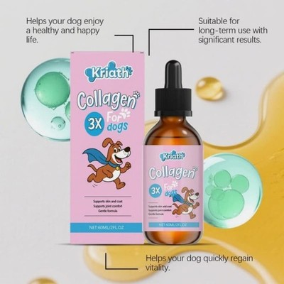 60ml Dogs and Pets Dog For Liquid Collagen Collagen Supplement including Biotin