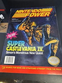 NES SNES N64 Nintendo Power ISSUE vol 32 MAGAZINE Castlevania IV Mega Man Tecmo