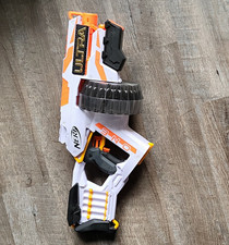 NERF Ultra One Motorized Foam Dart Blaster, White/Orange/Gray