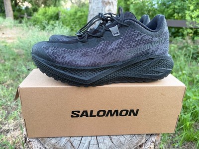 Salomon Aero Glide GRVL Running Shoe - Black - Mens US 9