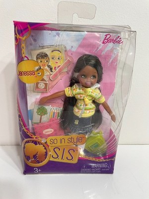 Barbie So In Style (SIS) Little Sister Janessa doll NBO