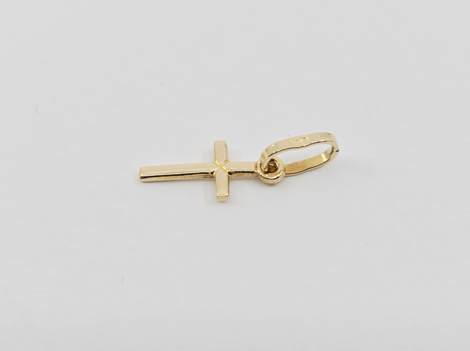 Unique Tiny 14K Solid Yellow Gold Made in Italy R… - image 5