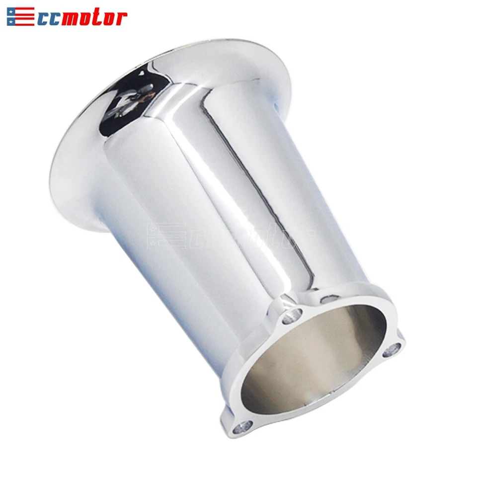 Limpiador de admisión de aire carburador Billet Velocity Stack CV para Harley Chopper Foto 4 de 4