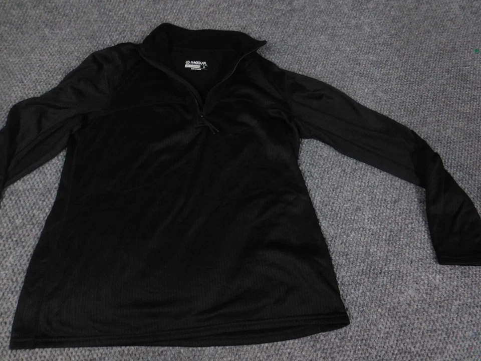 Sudadera Magellan Mujer Grande Negra Cremallera Completa Exterior Foto 3 de 4