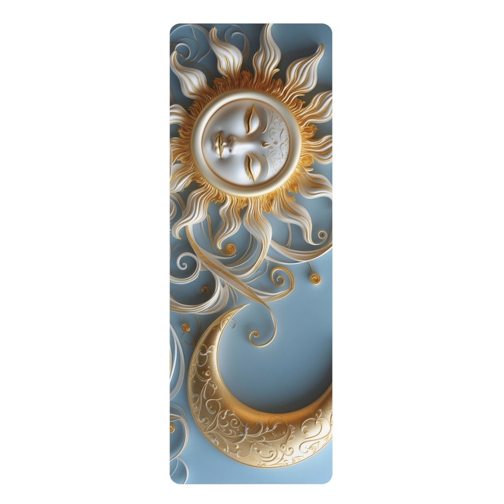 Eco-Friendly Sun & Moon Non-Slip Yoga Mat for Meditation and Relaxation – Perfect Gift