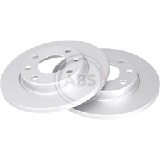 A.B.S. 2x Bremsscheibe vorne 247 Voll für Peugeot 206 Schrägheck 2A/C
