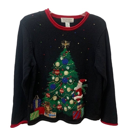 ugly christmas sweater dress light up Women's Twinkle Lights Dress